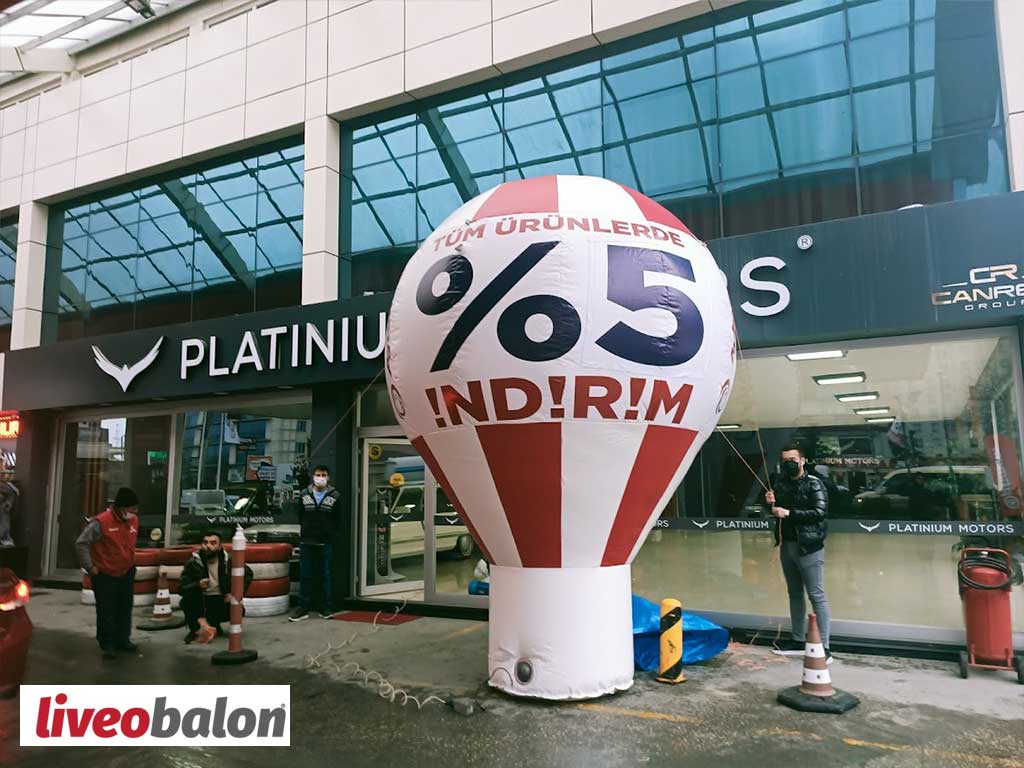 Şişme Reklam Balonu 4m