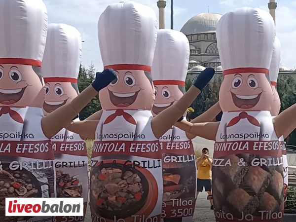 Gel Gel Balon Aşçı Adamlar