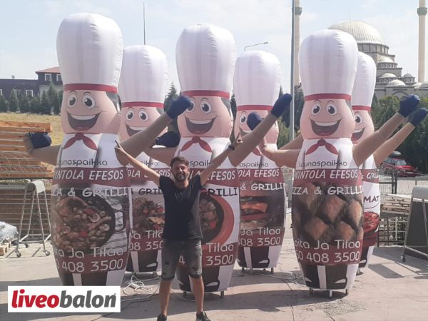 Gel Gel Balon Aşçı Adamlar