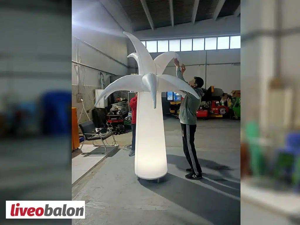 Işıklı Palmiye Balon