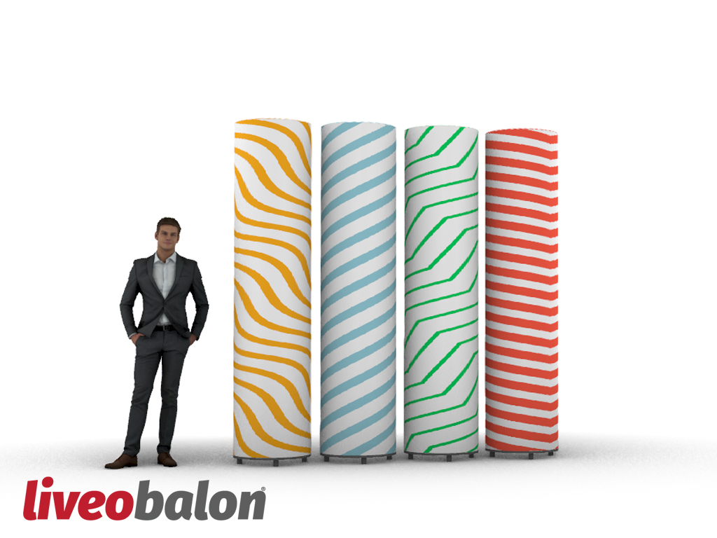 Ledli Sütun Balonlar