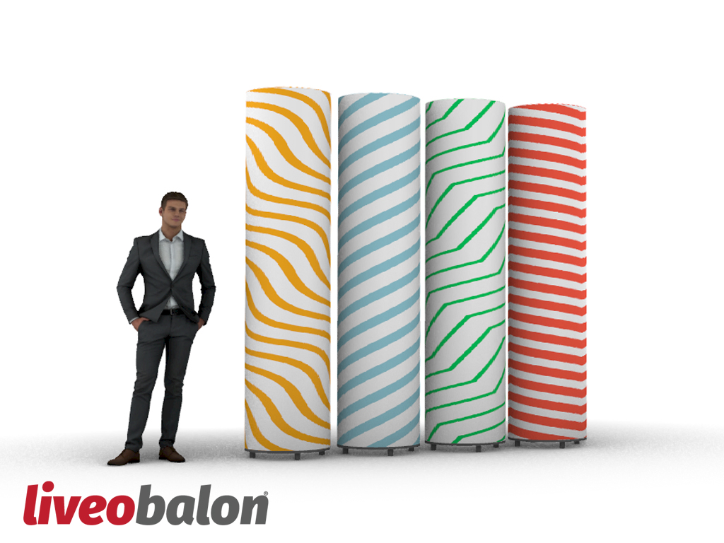 Ledli Sütun Balonlar