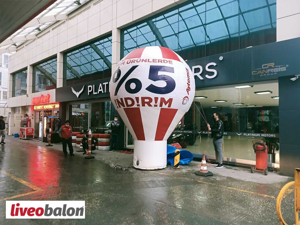 Şişme Reklam Balonu 4m