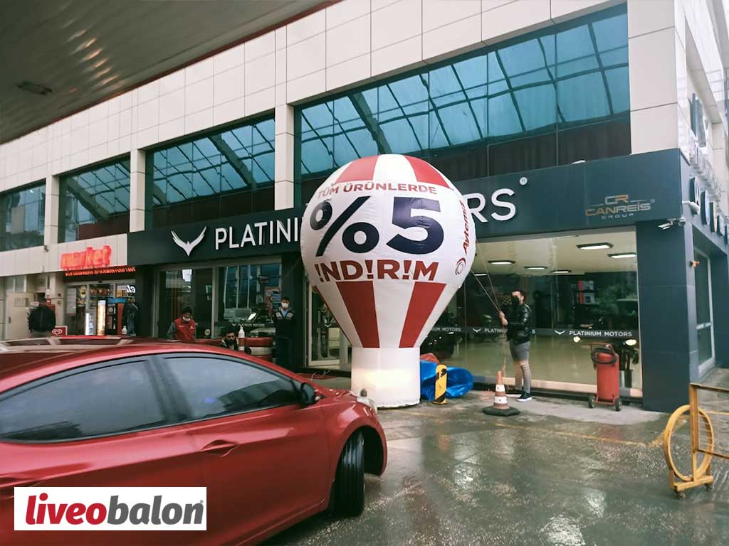 Şişme Reklam Balonu 4m